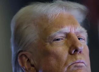 Trump 2.0: Confident, Organized, and Ready to Reshape America Donald Trump aboard Air Force One during his first trip of his second term." Keywords: Donald Trump, Air Force One, Trump second term.