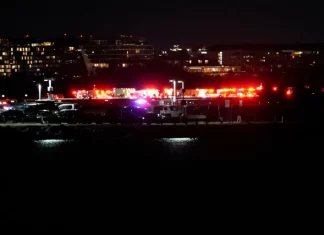 Midair Disaster: Passenger Jet and Black Hawk Helicopter Collide Over Washington, D.C.