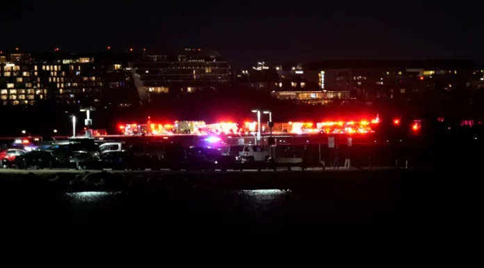 Midair Disaster: Passenger Jet and Black Hawk Helicopter Collide Over Washington, D.C.