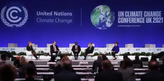 World leaders discussing climate action at the UN Summit 2025.