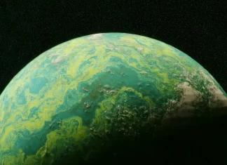 5 Environmental Challenges the World Is Facing in 2025 A green planet concept with trees and a globe, symbolizing sustainability.