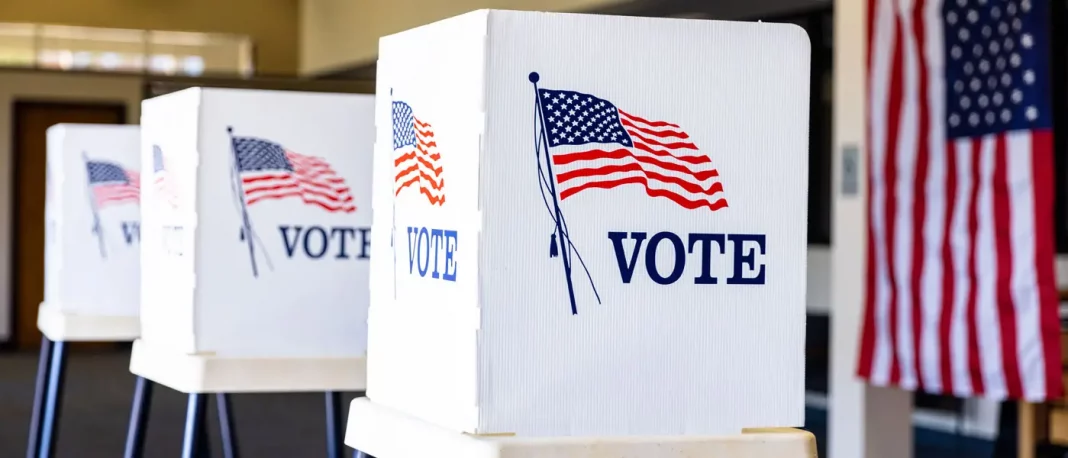 voting-booth-feat A voting booth representing the democratic process in the United States.