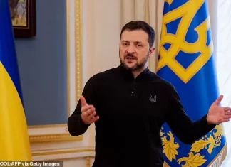 Zelensky Condemns Trump: Ukraine Leader Says US President ‘Is in a Disinformation Bubble’ Ukrainian President Zelensky speaking at a press conference in Kyiv.