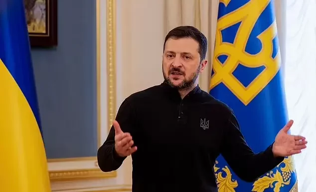 Zelensky Condemns Trump: Ukraine Leader Says US President ‘Is in a Disinformation Bubble’ Ukrainian President Zelensky speaking at a press conference in Kyiv.