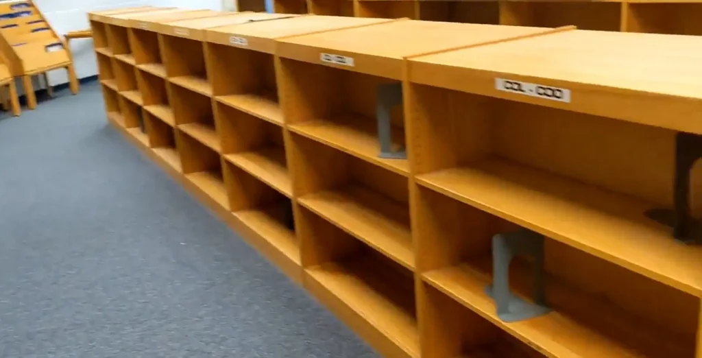Librarians removing books from military school shelves