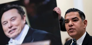 Rep. Robert Garcia speaking at a congressional hearing.