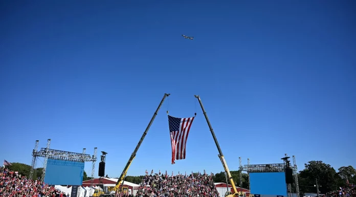 Biden’s Border EXPLODES: Trump Vows to DEPORT Millions and Seal the Border Once and For All! Trump rally crowd cheering as he announces bold border plan.