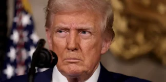 President Trump at NATO meeting.